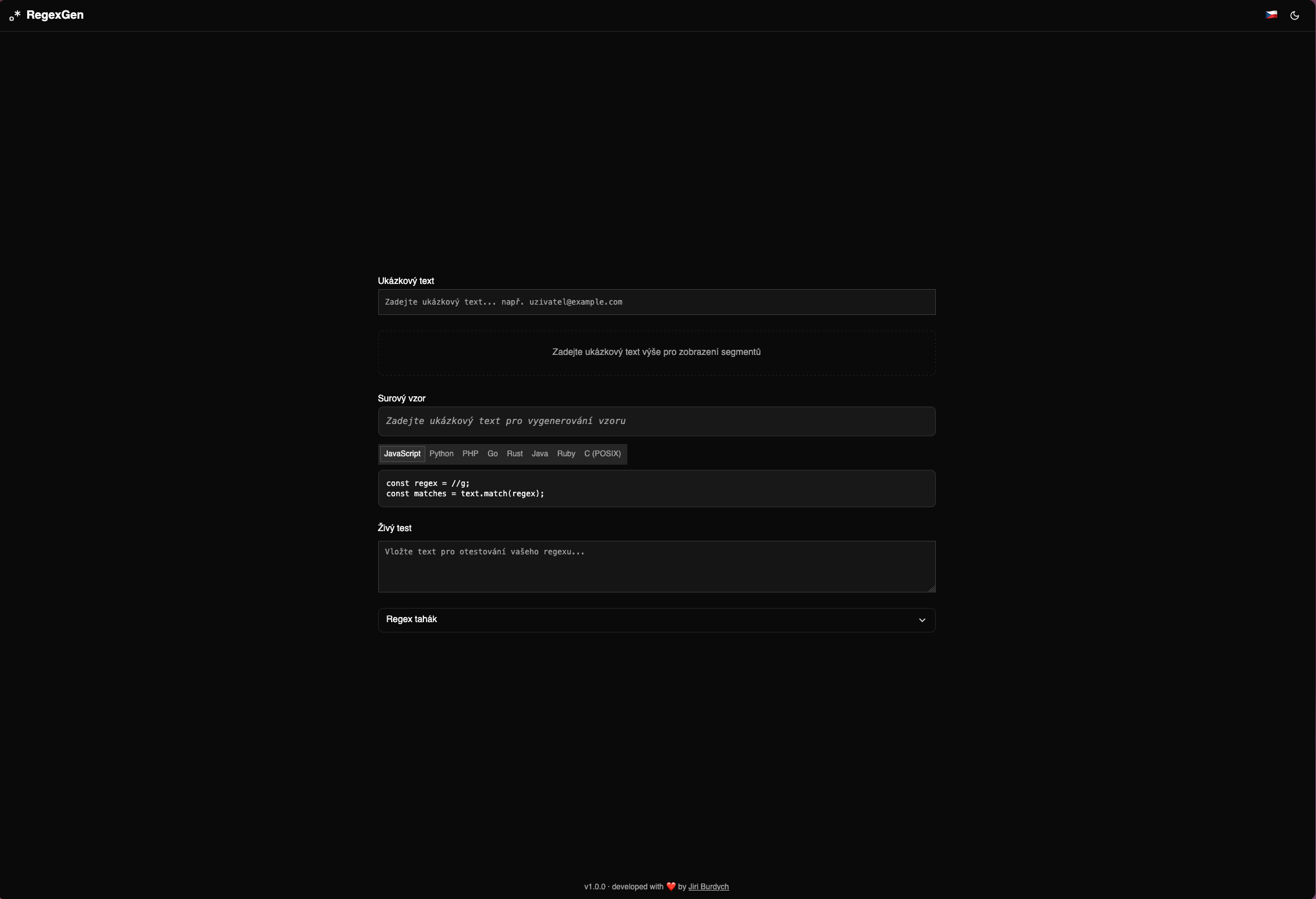 Regex Generator screenshot 1
